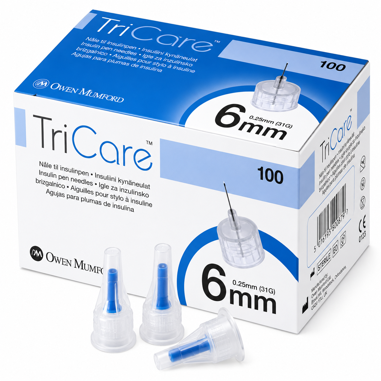 Tricare Injection Pen Needle - 6mm x 31G
