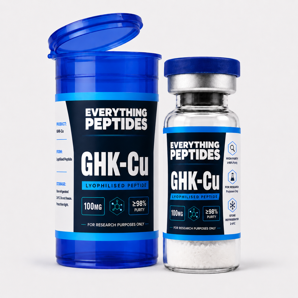 Everything Peptides GHK-Cu 50mg/100mg Vial