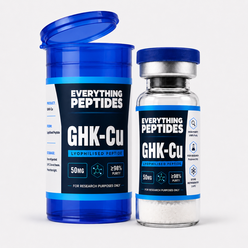 Everything Peptides GHK-Cu 50mg/100mg Vial