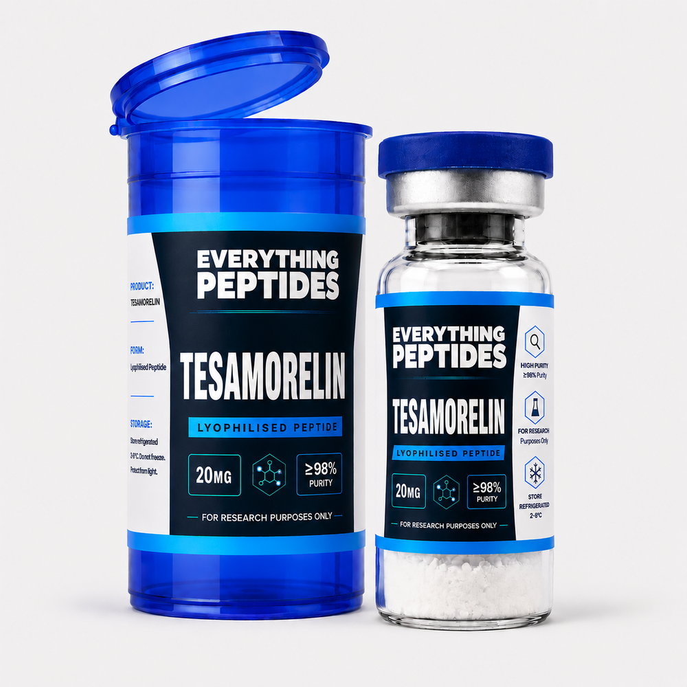 Everything Peptides Tesamorelin 10mg/20mg Vial