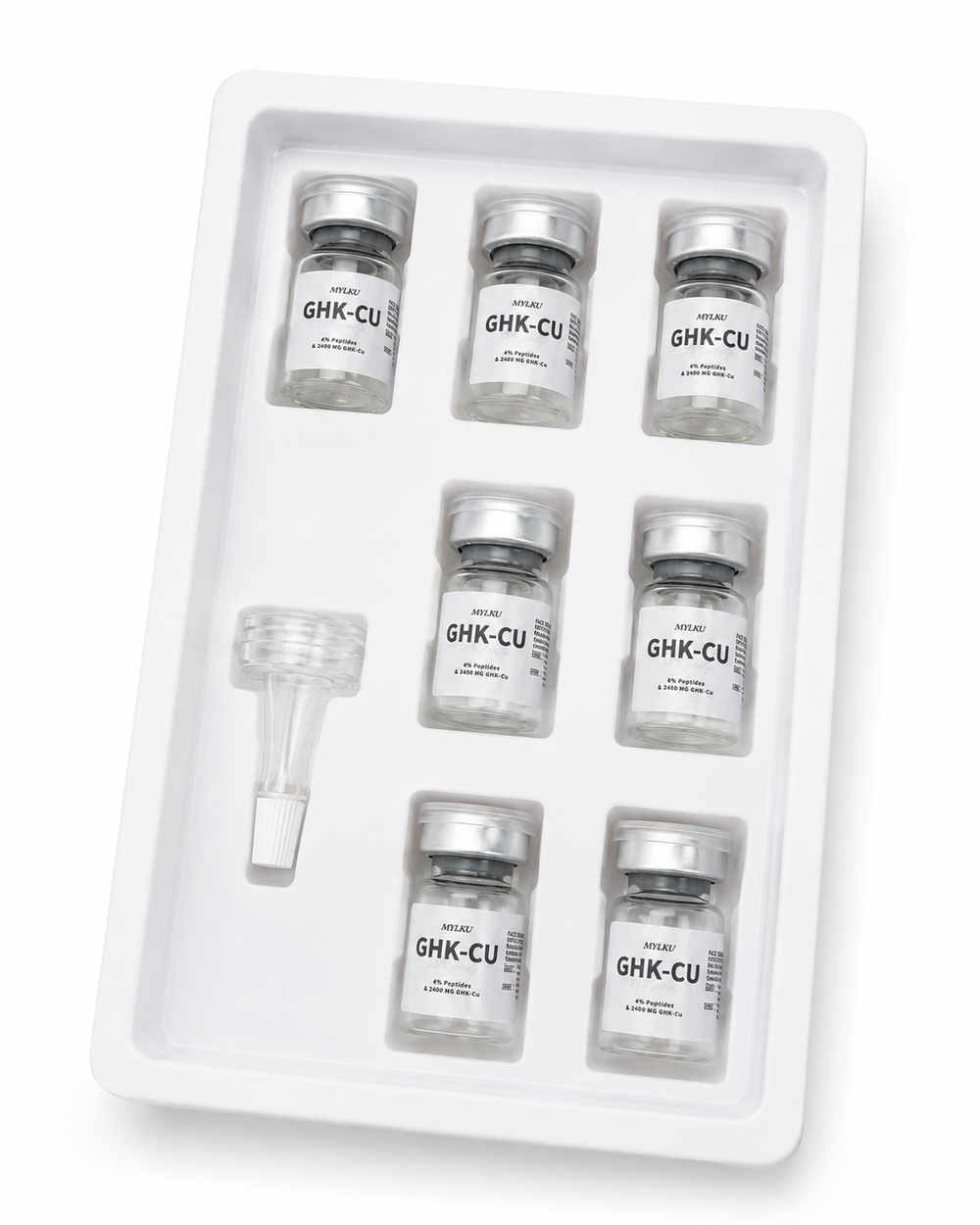 Mylku GHK-Cu 4% Peptide Facial Serum Kit