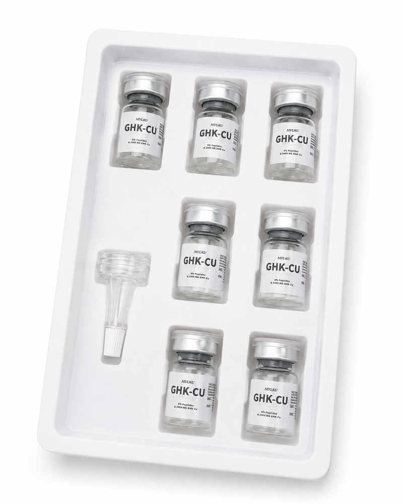 Mylku GHK-Cu 4% Peptide Facial Serum Kit