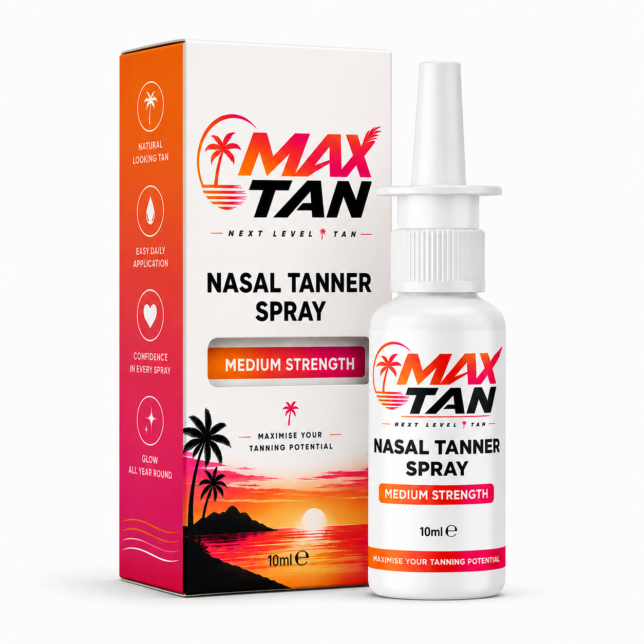 Max Tan Nasal Tanner (10ml) - Medium Strength