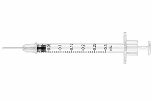 Microfine 0.3ml Insulin Needle U100 30g x 8mm