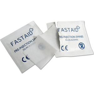 FastAid 70% IPA Alcohol Pre-Injection Swabs
