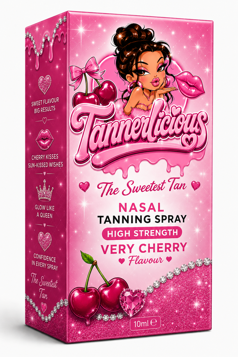Tannerlicious Flavoured Nasal Tanning Spray 10ml - Very Cherry