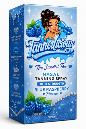 Tannerlicious Flavoured Nasal Tanning Spray 10ml - Blue Raspberry
